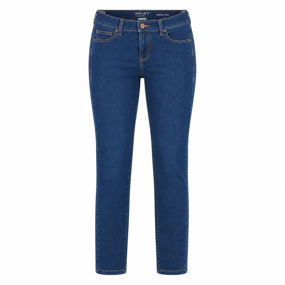 Ariat Sidewinder Perfect Rise Skinny Jeans Dark Wash hipster western preppy blue